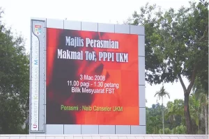 LED Display Board at UKM