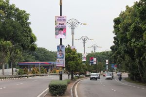 Led Lamp Post lights @ Melaka Malaysia