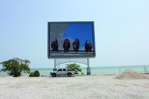 Screen board at Port Dickson