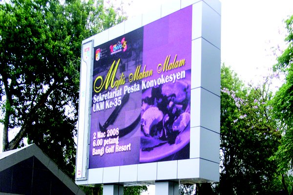 LED DISPLAY BOARD FULL COLOUR @ UNIVERSITY KEBANGSAAN MALAYSIA (UKM)