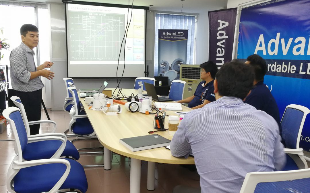 LED VISION TRAINING SESSION CONDUCTED BY MR.JAMES WONG, DIRECTOR