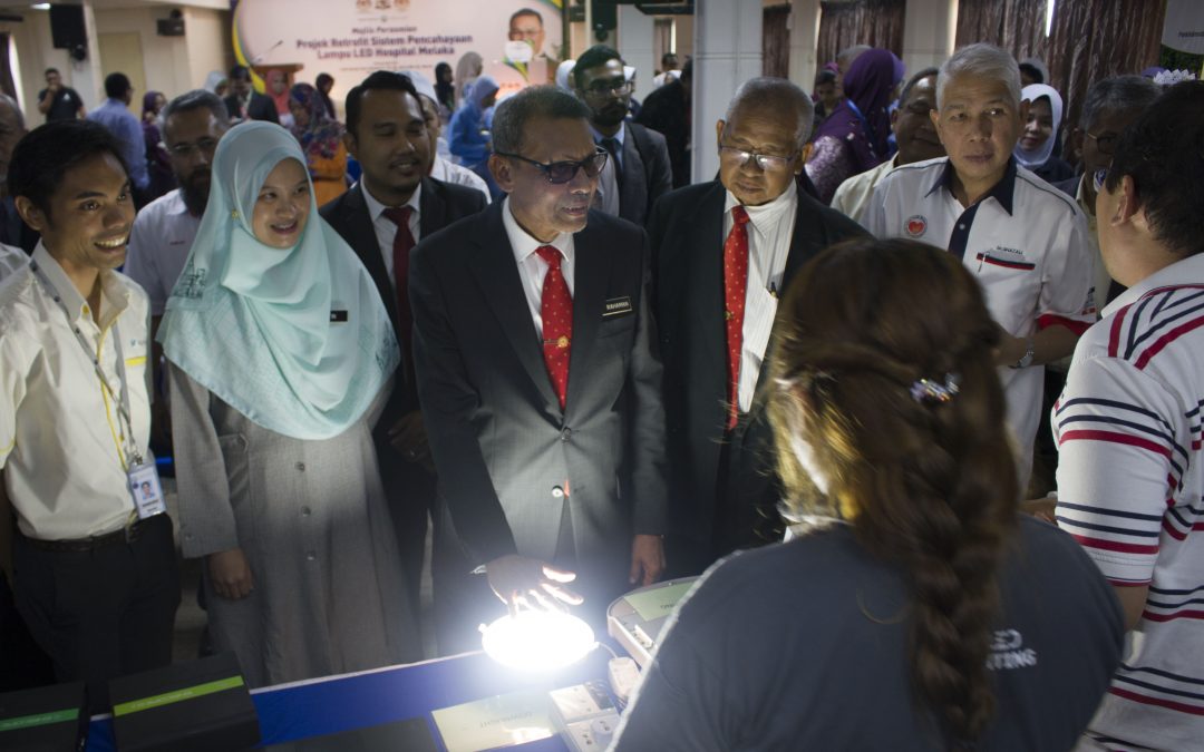 MAJLIS PERASMIAN PROJEK RETROFIT SISTEM PENCAHAYAAN LAMPU LED HOSPITAL, MELAKA