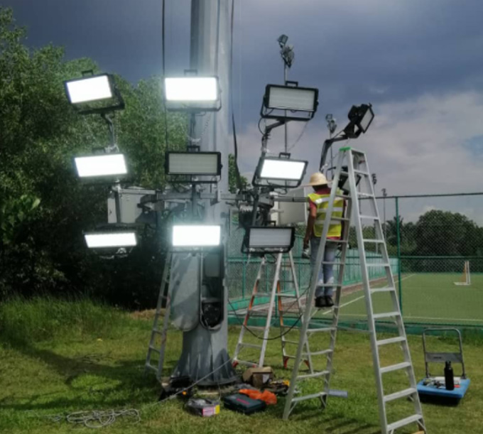 LED HIGH MASTS @ NOTTINGHAM’S UNIVERSITY FOOTBALL FIELD