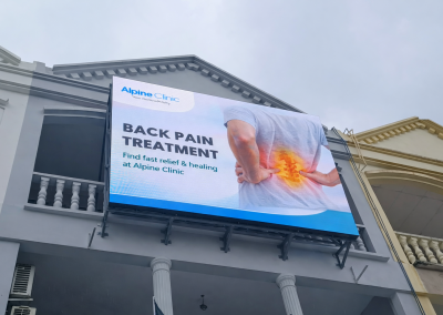 OUTDOOR LED DISPLAY @ ALPINE CLINIC SEREMBAN