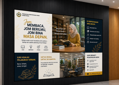 INDOOR LED DISPLAY @ PERBADANAN PERPUSTAKAAN AWAM NEGERI PERAK