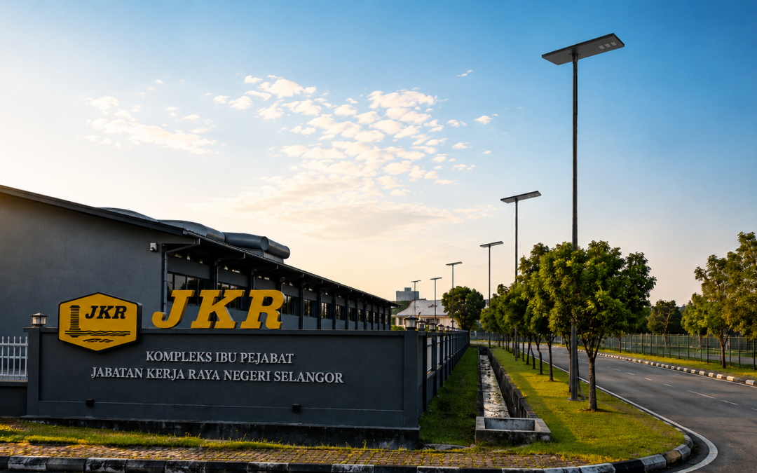 LED Solar Street Lighting Installation at Jalan IPD JKR Selangor