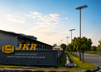 LED Solar Street Lighting Installation at Jalan IPD JKR Selangor