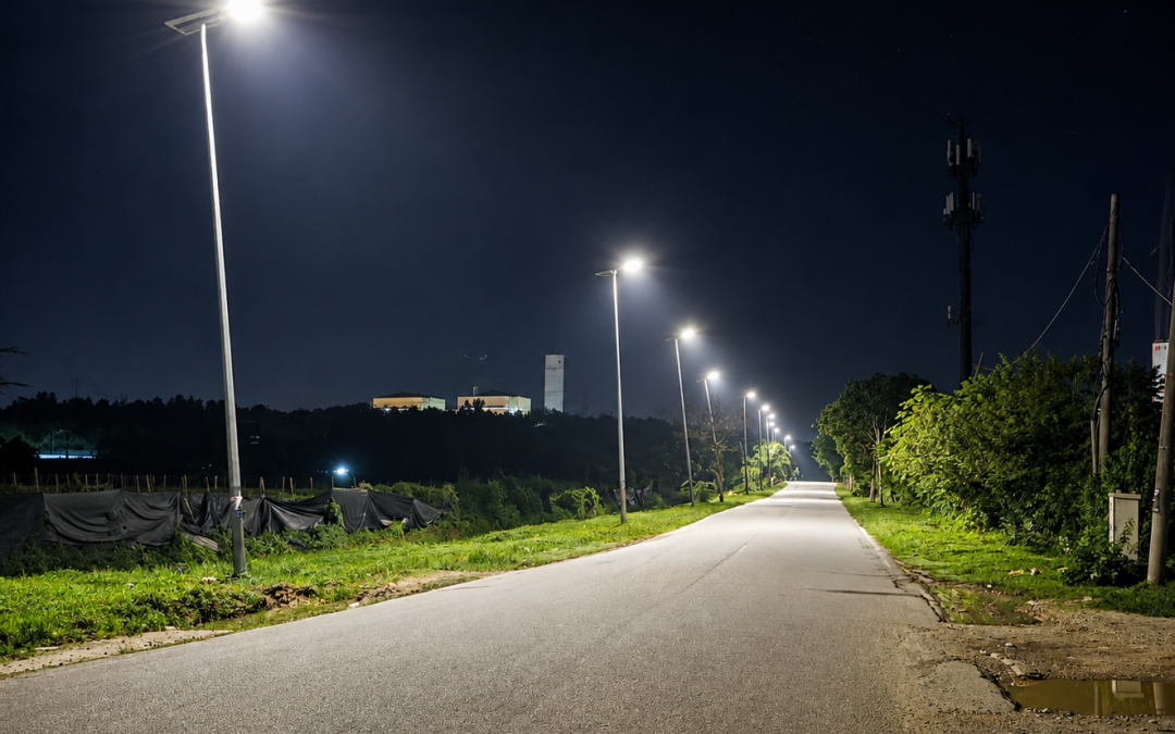 LED Solar Street Light at Janakuasa Tuanku Mukhriz Route